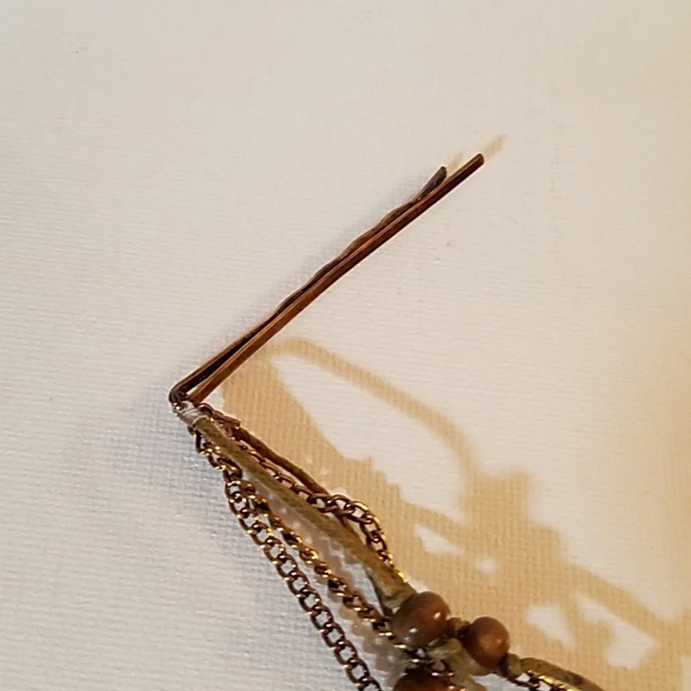 Feather Beaded Hair Accent Jewelry
